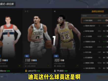 这个球员没怎么见过?街头能用吗? #篮球游戏