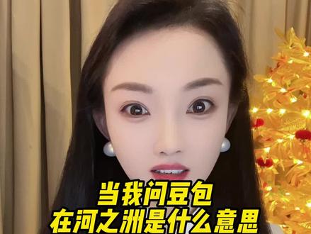 是这个意思吗? #豆包 #搞笑 #诗经 #在河之洲