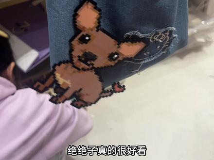 #手作diy 这是一期拼豆vlog#宠物拼豆#拼豆人
真的很好玩,拼了个小六两