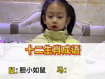 十二生肖成语#成语积累 #成语 #十二生肖成语