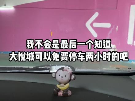 可以免费停车两小时的综合体也太香了#大悦城 #免费停车 #暑假遛娃好去处