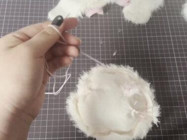 兔兔动耳朵制作教程。#手工diy #制作过程