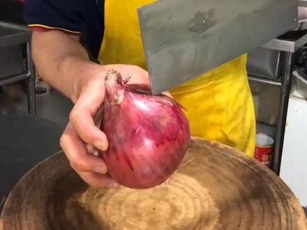 别眨眼,圆葱这么切块又🔥了