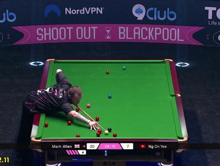 2025单局限时赛:艾伦致命失误,吴安怡抓住机会淘汰艾伦晋级#斯诺克 #台球 #2025单局限时赛