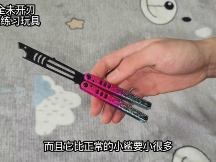 简单测评战鲨mini小鲨#蝴蝶刀 #战鲨 #balisong #测评 #日常分享