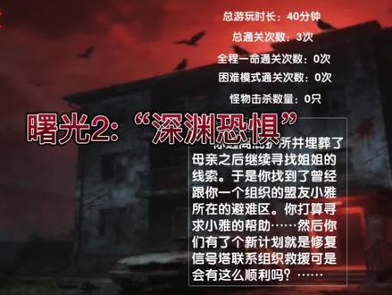 单人通关曙光第二章:“深渊恐惧”#迷你世界