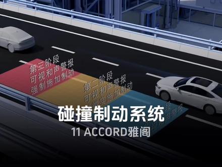 #十一代雅阁 的CNBS碰撞缓解制动系统的讲解#雅阁 #用车知识 #抖音汽车