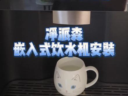 嵌入式管线机安装教程 #净派森嵌入式管线机 #饮水机 #直饮机 #净水器 #净化加热一体机