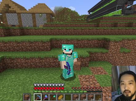 我的世界1.18生存20:整地日,天坑变平地 #我的世界 #游戏 #单机游戏