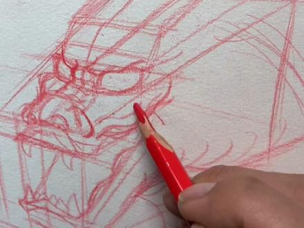 和大家分享我的画龙头的心得.时间有限分2个视频分享.龙头和麒麟头只有细节的区别.以后视频里我再详细讲解