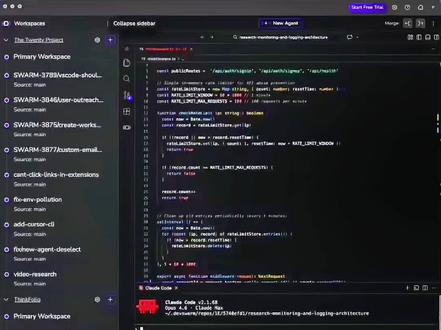 Claude Code在各工作区独立运行,无需额外配置、不会产生冲突,直接就能实现多会话并行工作。#程序员 #编程 #ai #CIaude #软件分享