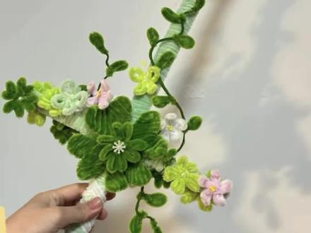 四叶草剑扭扭棒教程#扭扭棒#春日 #手工#