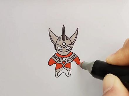 再画一个泰罗奥特曼简笔画#奥特曼简笔画 #简笔画#简笔画教程