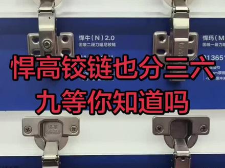 快去看看你家的铰链是啥系列 你知道吗,不是给你配悍高铰链就是好的#悍高三段力铰链 #悍高三段力 #悍高二段力悍马 #悍高五金配件