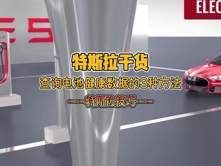 查询特斯拉电池衰减度的3种方法#特斯拉modely #特斯拉model3 #天选特斯拉车主 #特斯拉电池衰减 @DOU+小助手