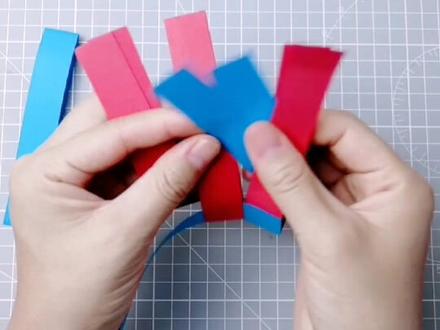 纸条变热带鱼#手工制作 #幼儿手工 #手工 #折纸 #热带鱼