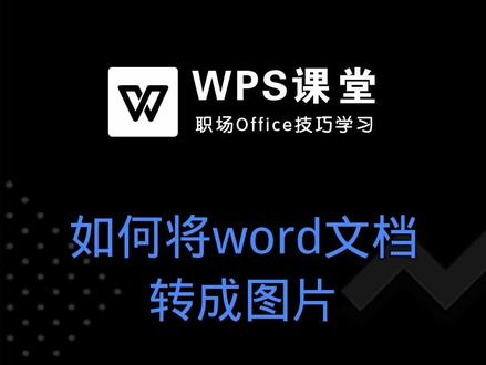要将Word转换成图片,大家会怎么做呢,截图保存? #WPS文档 #办公软件 #word教学