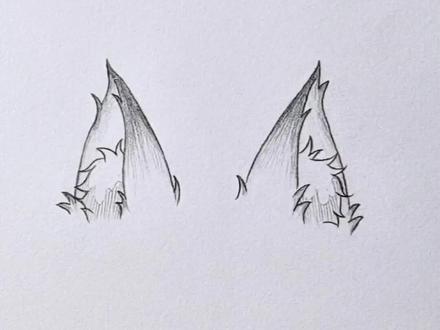 狐狸耳朵怎么画好看#画画#简笔画 #画画教程 #画画邪修 #内容启发搜索