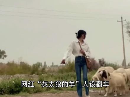 网红嘎羊少女“人设翻车”,已婚生子被家暴,消息真实性遭质疑 #灰太狼的羊 #网红