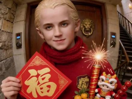 马年送马福!用AI一键生成角色拜年二创视频 #数字造梦季 #创意视频 #AI视频 #AI教程 #马尔福