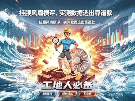 市面上前10款热销挂腰风扇全面讲解,全方位从噪音续航风力实测数据!#挂腰风扇 #风扇