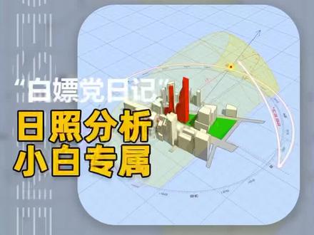 发现宝了,日照分析图可以一键生成!#设计 #分析图 #效果图 #热门 #抖音小助手 @DOU+小助手