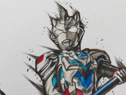 新生代最帅奥特曼,全形态画齐了#泽塔奥特曼 #你要永远相信光 #重拾手绘