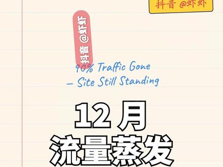 Soft 404 一年偷 90% 流量 外贸老板做 SEO 一年砸下去 · 流量从 25,000 / 天慢慢跌到 3,000 / 天 · 掉 90% YoY。站没崩、页面还在、GSC 也不爆红 · 找不到原因。真凶叫 Soft 404 —— 页面返 200 OK 但内容空 · 谷歌反复爬却拿不到东西 · 慢慢降权 · 偷走你 65% 爬虫预算。工厂站 6 个重灾区(停产 / SKU / 过滤 / 多语言 / API / 旧款)· 老板派 4 件给程序员 + SEO 助理 · 12 周流量回血 +400%。#seo #谷歌#外贸 #独立站