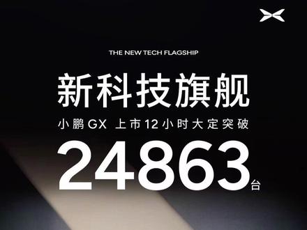 小鹏GX开始掀桌子了26.98万起,12小时大定破2486台 #小鹏GX上市12小时大定24863台
#小鹏GX价格炸裂
#小鹏GX
#小鹏汽车