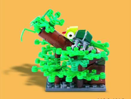 积木拼搭教程【小小变色龙】乐高MOC #创作灵感 #二次元 #萌宠 #亲子 #可爱到爆炸💥 @OU+小助手 @DOU+上热门 @抖音创作者中心 @抖音热点 @抖音知识