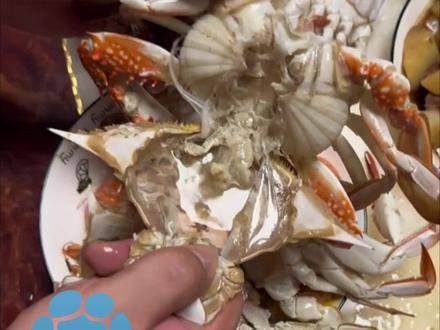 9月17日(采访),山东东营,女子吐槽在码头买16只三角蟹,打开里面全是水,附近商户:这种散户卖得便宜但是质量没保证