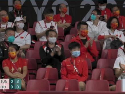 国乒让功勋陪练C位观战!模仿伊藤美诚多年 孙颖莎赢球该感谢她
