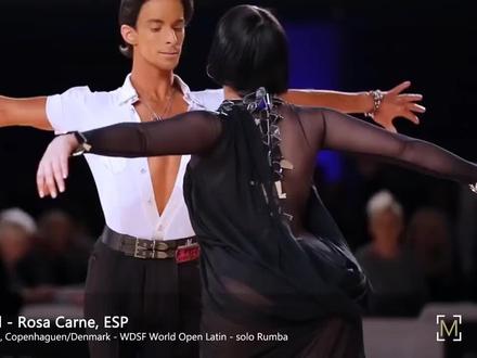 带劲 2018 WDSF 世界拉丁舞公开赛 哥本哈根 西班牙 Guillem Pascual & Rosa carne#体育舞蹈 #国标舞 #拉丁舞 #跳舞 #伦巴