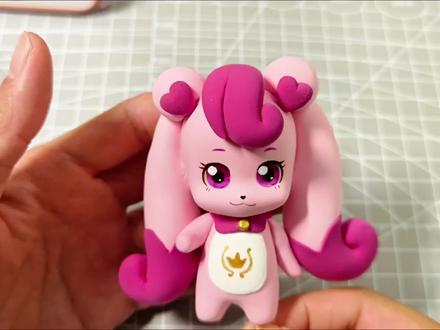 奇妙萌可—爱心萌可超轻粘土手办教程 #超轻粘土手工 #粘土手办 #粘土教程 #萌可 #动画片儿童视频3-6岁