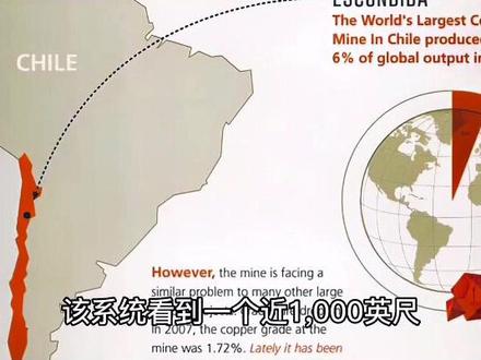 铜矿王国#智利 丘基卡玛塔#涨见识 阿塔卡玛大沙漠#最好开发铜矿的地方 印加德奥乐#淘金 你去过吗?#敬畏自然 多大的矿山