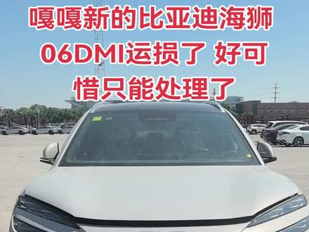 比亚迪海狮06dmi又给运损了 只能特价处理了 太不小心了 又是一台运损 哎不修了直接卖吧 少赔一点点 大家喜欢就行 比亚迪海狮06DMI运损车性价比超高的#比亚迪 #比亚迪海狮06dmi #海狮比亚迪