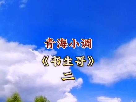 一首《书生哥》唱哭了多少人的心声#青海花儿#青海小调#青海花儿传承人 @DOU+小助手