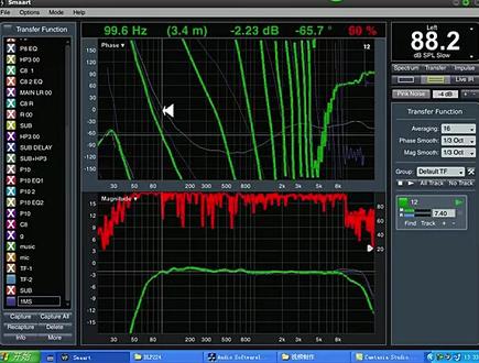 smaart测量改变相位使两声源结合#DSP调音