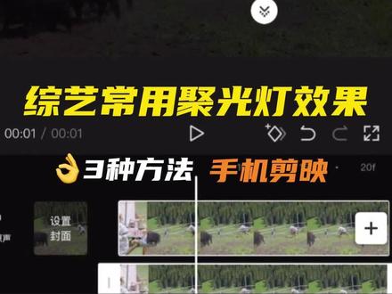 #剪映 #剪辑 #自学剪辑 聚光灯聚光灯,一次性讲透,日常使用学第一种就够用了#综艺剪辑 #vlog