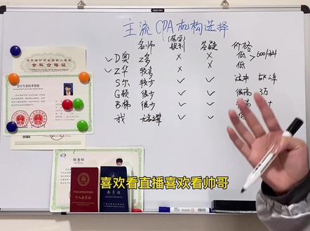 CPA第1集|最近都在问的CPA机构选择问题,我来告诉你哪个合适。尤其是最后一个,最后一个听听就行别当真。🤪
#注会cpa