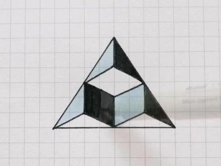 你看出其中的奥秘了吗#梦核 #视觉 #画画教程 #3d立体画