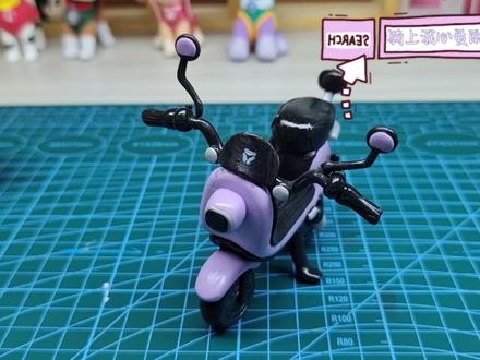 最近真的超爱紫色,今天再来一个我的小电动同款,春日出行必备 #手工 #粘土 #电动车 #春日出行