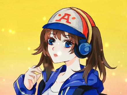 手绘鲁班新皮肤 #一起学画画 #手绘