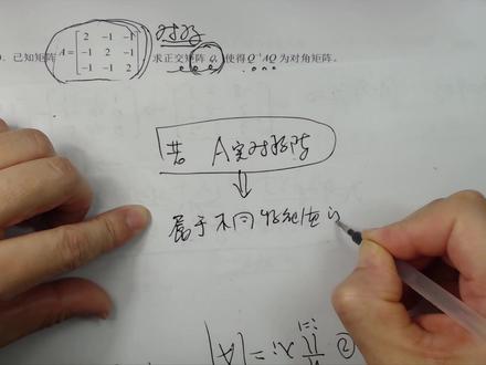 119_用正交变换把实对称矩阵对角化