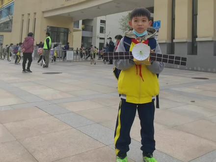 #中国北斗卫星🛰#航天手工制作#抖音助手#少年强则国强 【飞来湖小学第一届“飞翔”校园科技节科技小制作比赛活动】