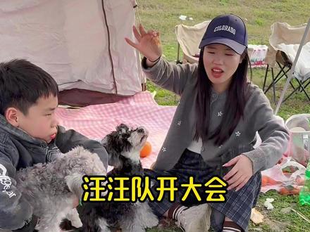 今天来露营最后却在给狗子开大会#老师 #班主任 #日常