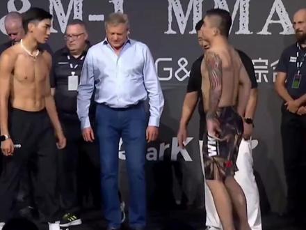 藏族选手惨遭10秒KO引发争议!发布会大打出手! #泽旺vs也德里 #格斗 #搏击