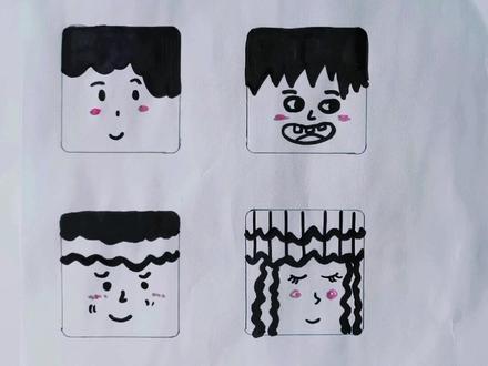 练习控笔的方形小人,有你中意的嘛?👀👀👀🧚♀️🧚♂️🧚♂️#简笔画 #画画 #线条画 #育儿 @DOU+小助手 @抖音小助手