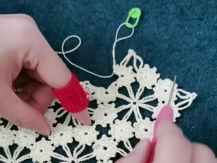 梅花衣教程25(左袖)#钩针编织 #钩织教程