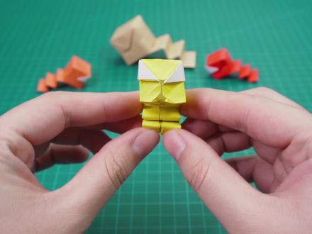 教你折一个超好玩的条条蛇,弹性十足,跳的特别高#手工diy #折纸